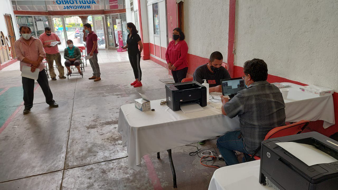 Llevan módulo itinerante de la SMyT a Ocuituco