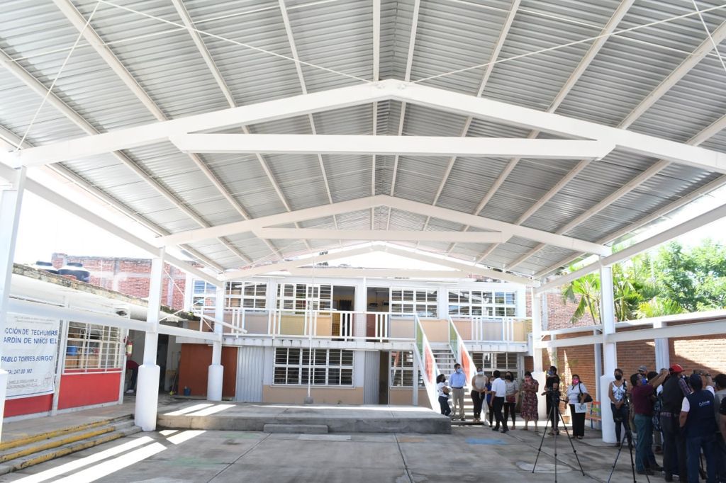 Entregan techumbre a jardín de niños “El Pipila” de Cuautla