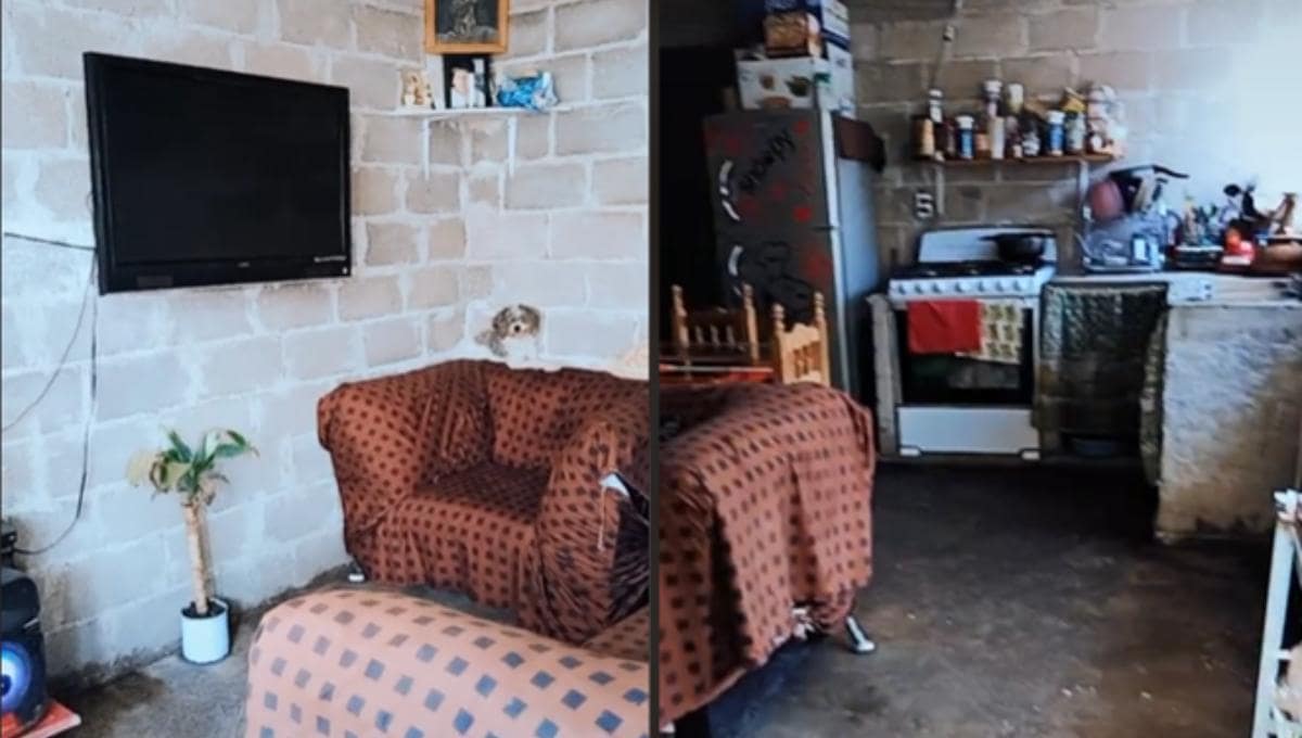 “Es de laminita, pero es mía” mujer presume su casa por TikTok