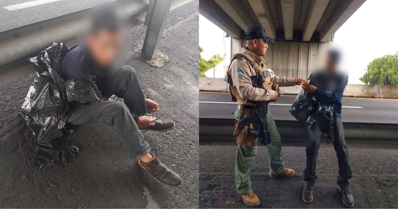 Confunden a hombre dormido con un cuerpo embolsado en Veracruz