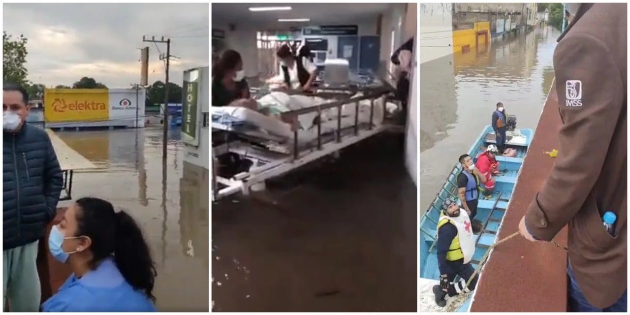 Suman 17 pacientes fallecidos del IMSS por inundaciones en Hidalgo