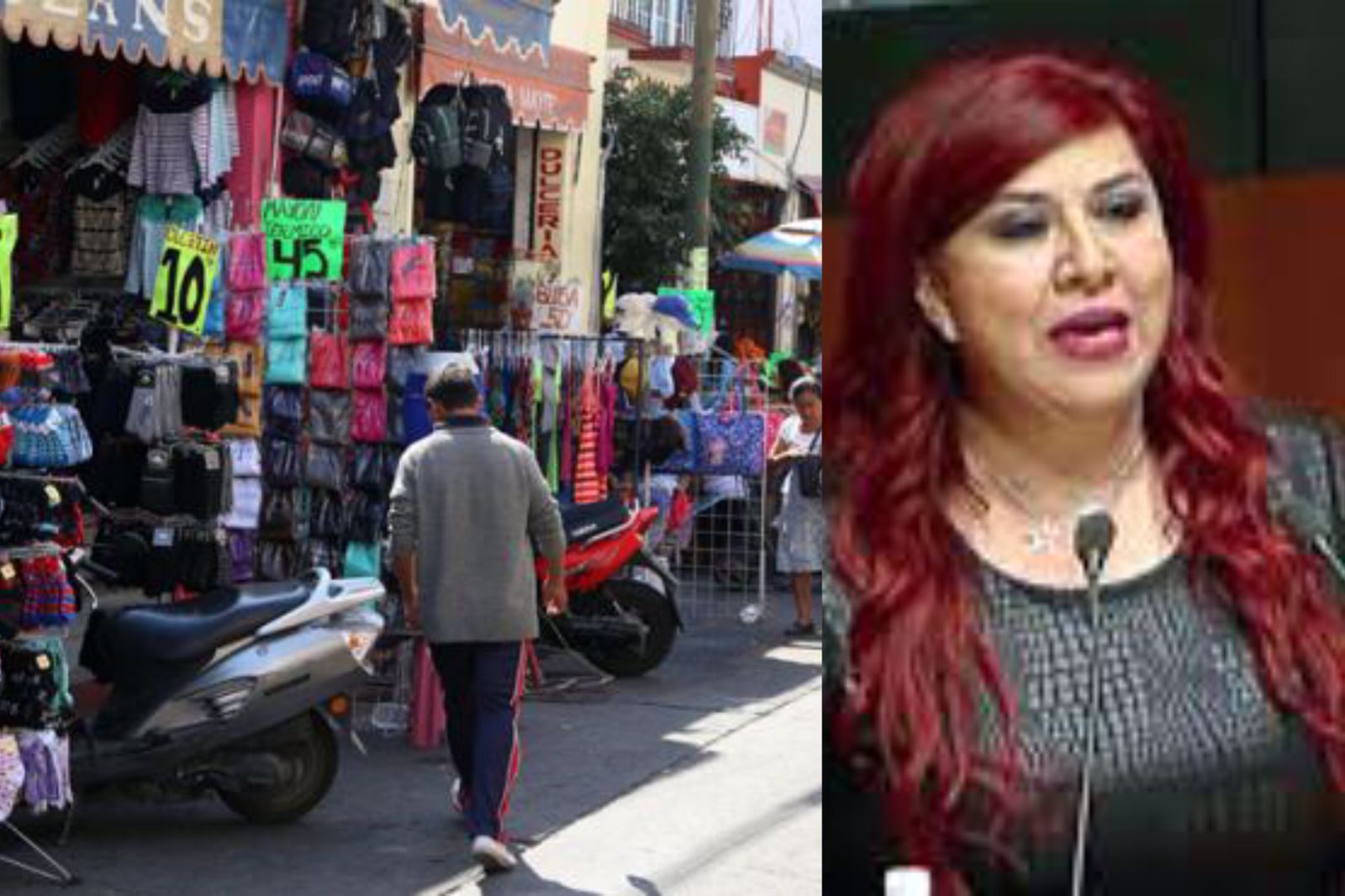 Propone senadora de Morena PROHIBIR el COMERCIO AMBULANTE en México