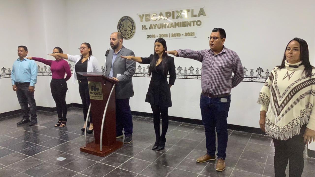 Realizan cambios en el gabinete municpial de Yecapixtla