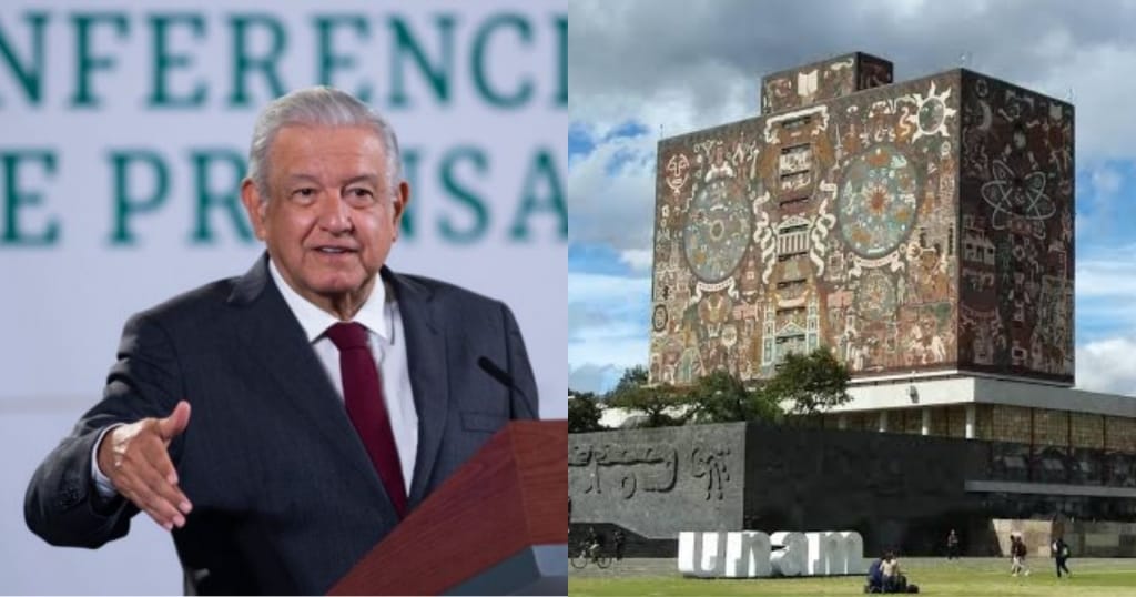 AMLO reta a la UNAM a realizar una “marcha pacifica” en lugar de un paro total