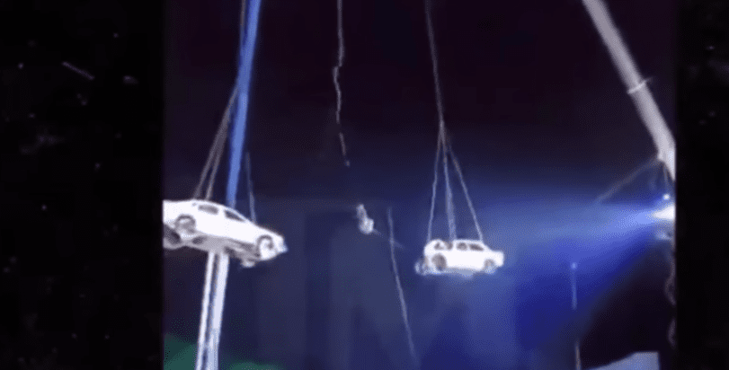 [VIDEO] Ilusionista es aplastado en truco mal planeado