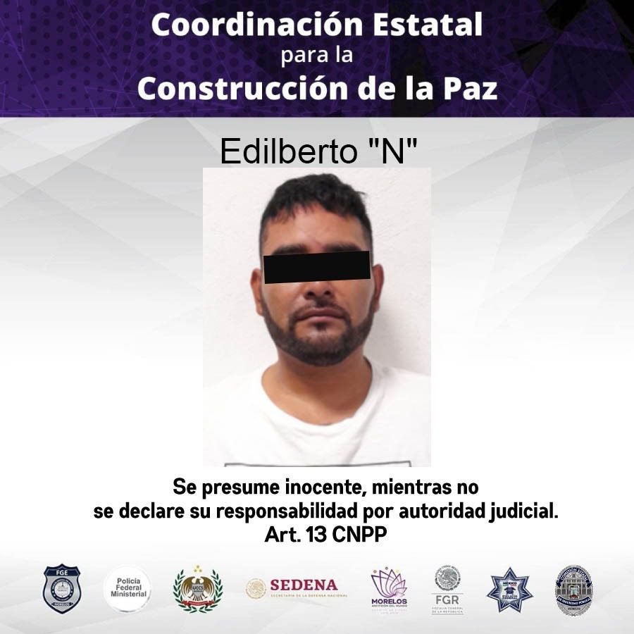 Detienen a El Chinelo, relacionado con Los Colombiano en Morelos