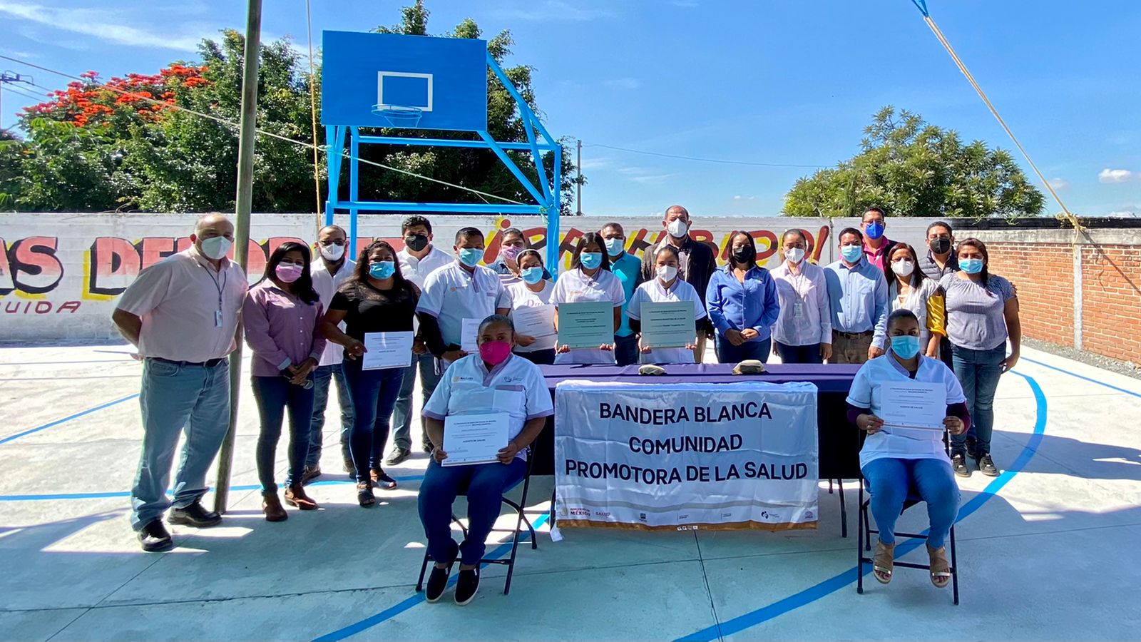 Comunidad de Yecapixtla recibe certificación como promotora de salud y recreación