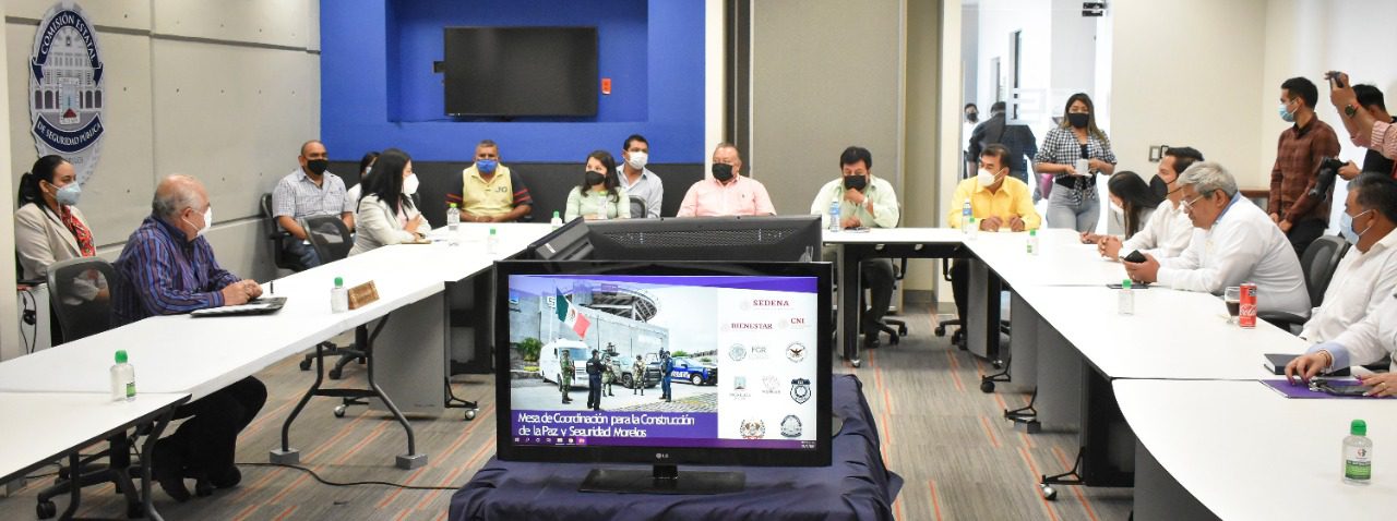 Se reúne Comisionado de Seguridad de Morelos con alcaldes