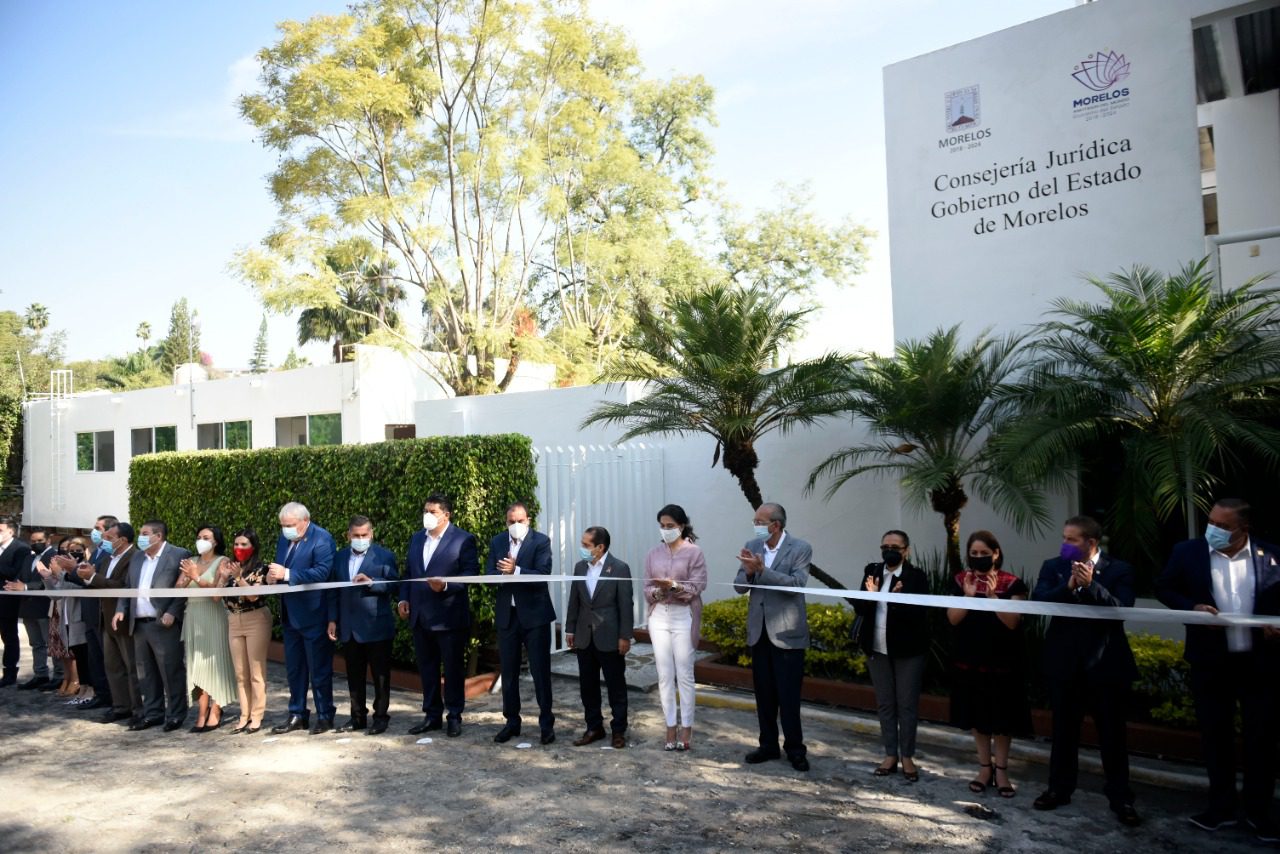 Inauguran nuevas instalaciones de la Consejería Juridica de Morelos