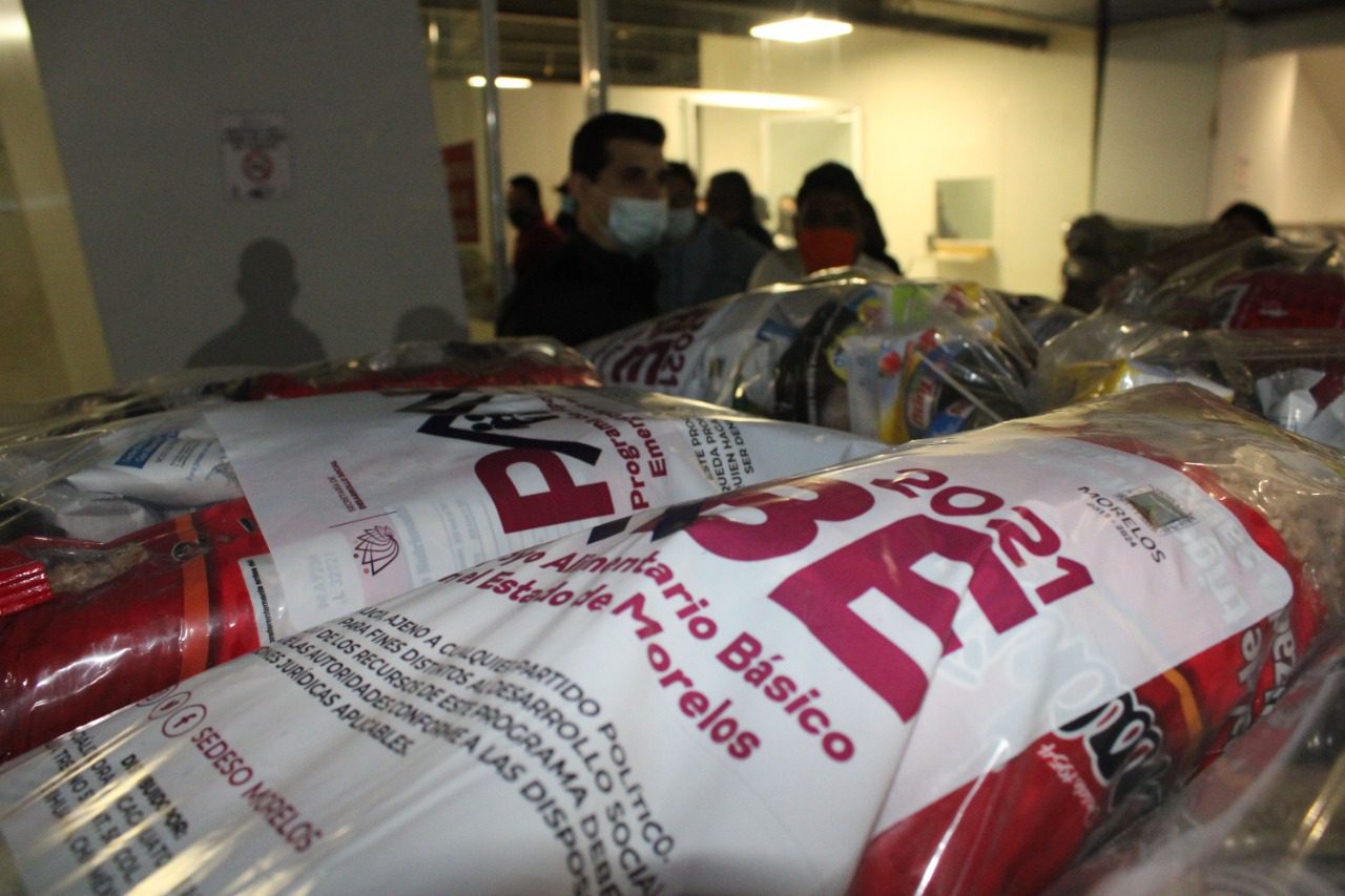 Llegan a Morelos 5 mil paquetes de Apoyo Alimentario del Gobierno Federal