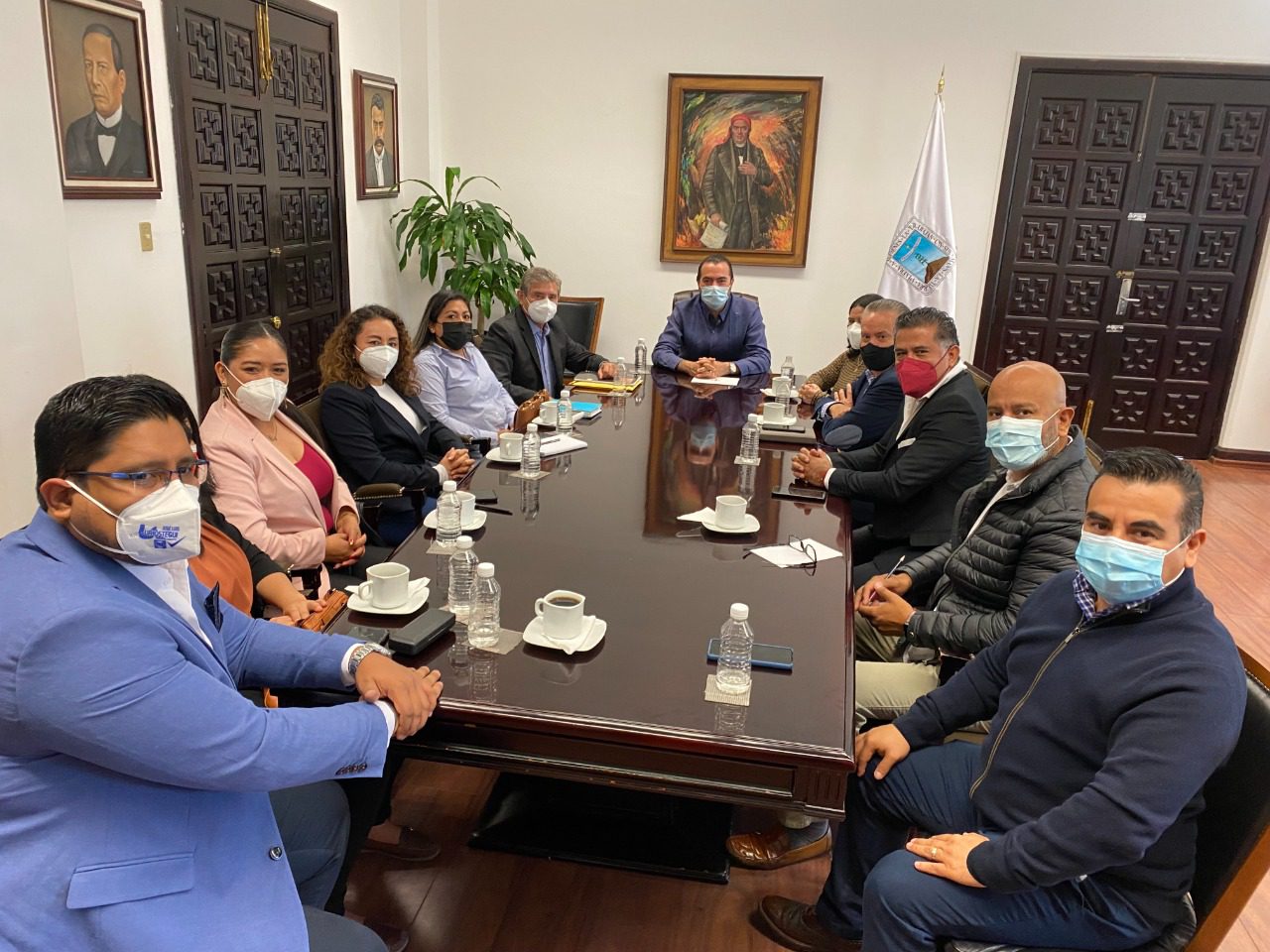 Se reúne cabildo electo de Cuernavaca con el secretario de gobierno de Morelos