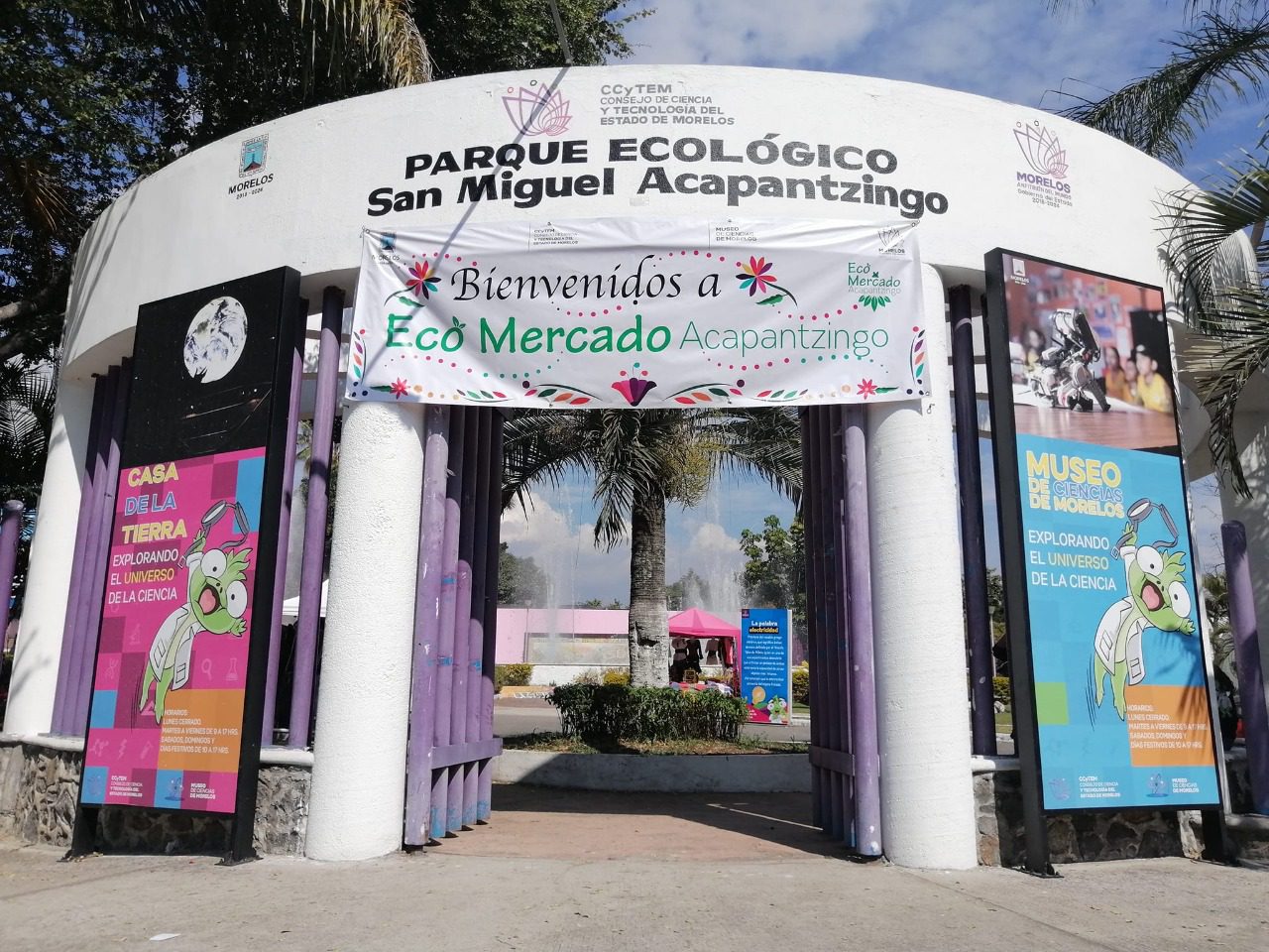 Realizaron el ECO MERCADO en el Parque Acapatzingo de Cuernavaca