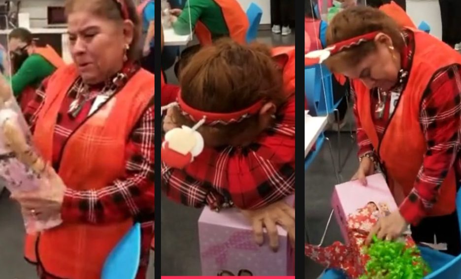 (VIDEO) Llora al recibir una muñeca por primera vez en Navidad