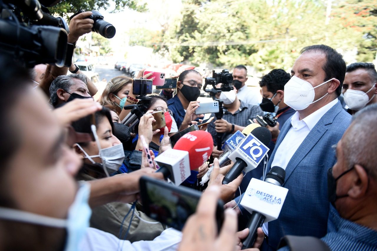 Pide Cuauhtémoc Blanco a Congreso aprobar Presupuesto 2022