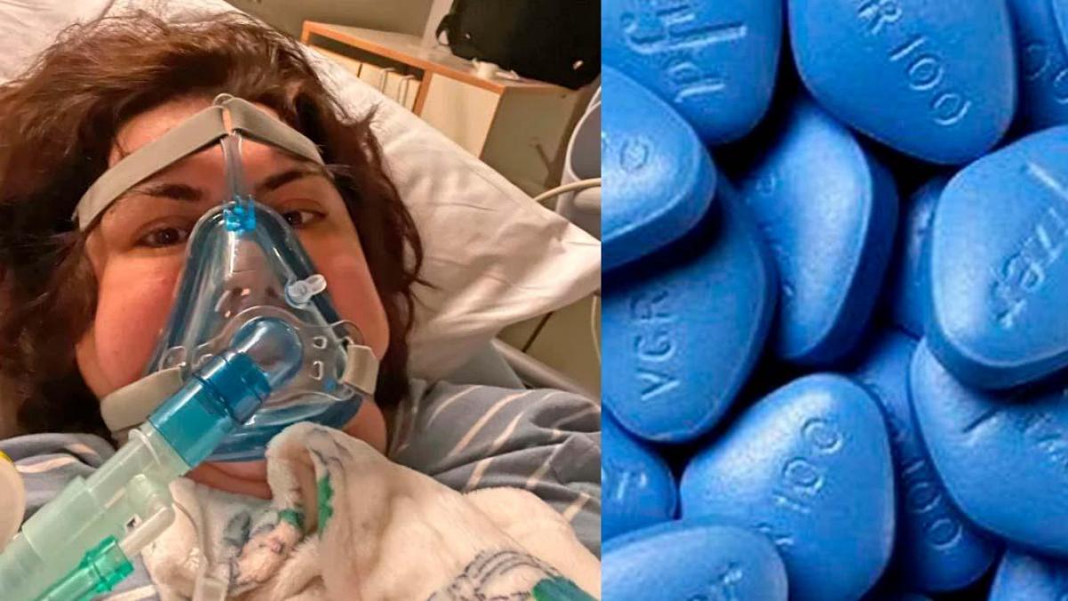 Mujer con COVID despierta del coma luego de ingerir viagra
