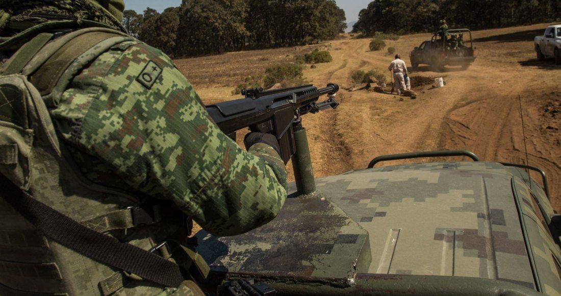 [VIDEO] Ataque armado entre militares y presuntos miembros del CJNG en Michoacán