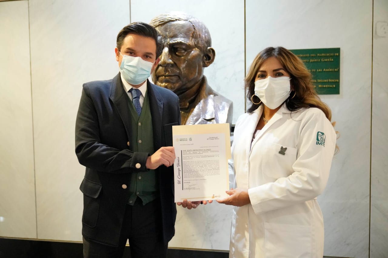 Nombran a Edith Bermúdez Alonzo delegada del IMSS Morelos