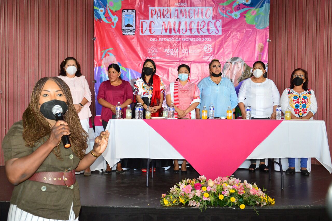 Realizan en Temixco el 3er Tercer foro del Parlamento de Mujeres 2022