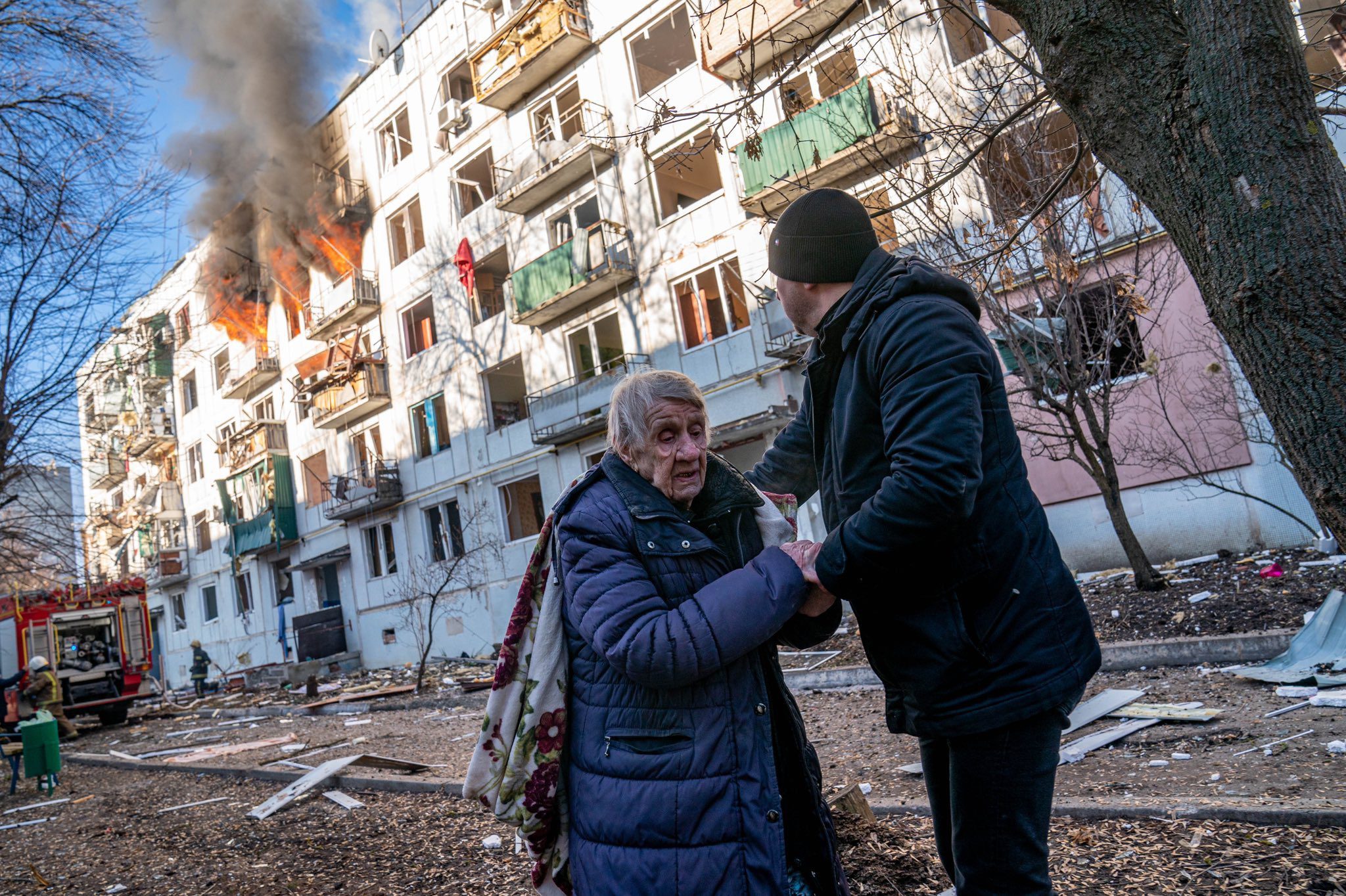 Mueren al menos 40 personas durante el primer ataque de Rusia a Ucrania