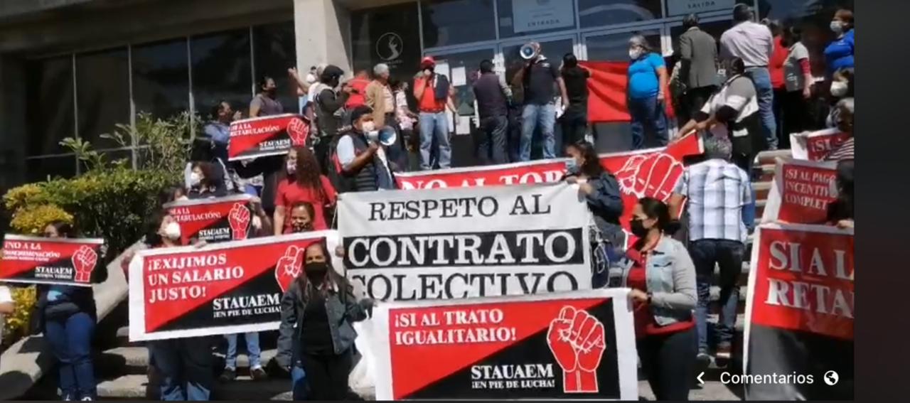 Estalla huelga en la UAEM