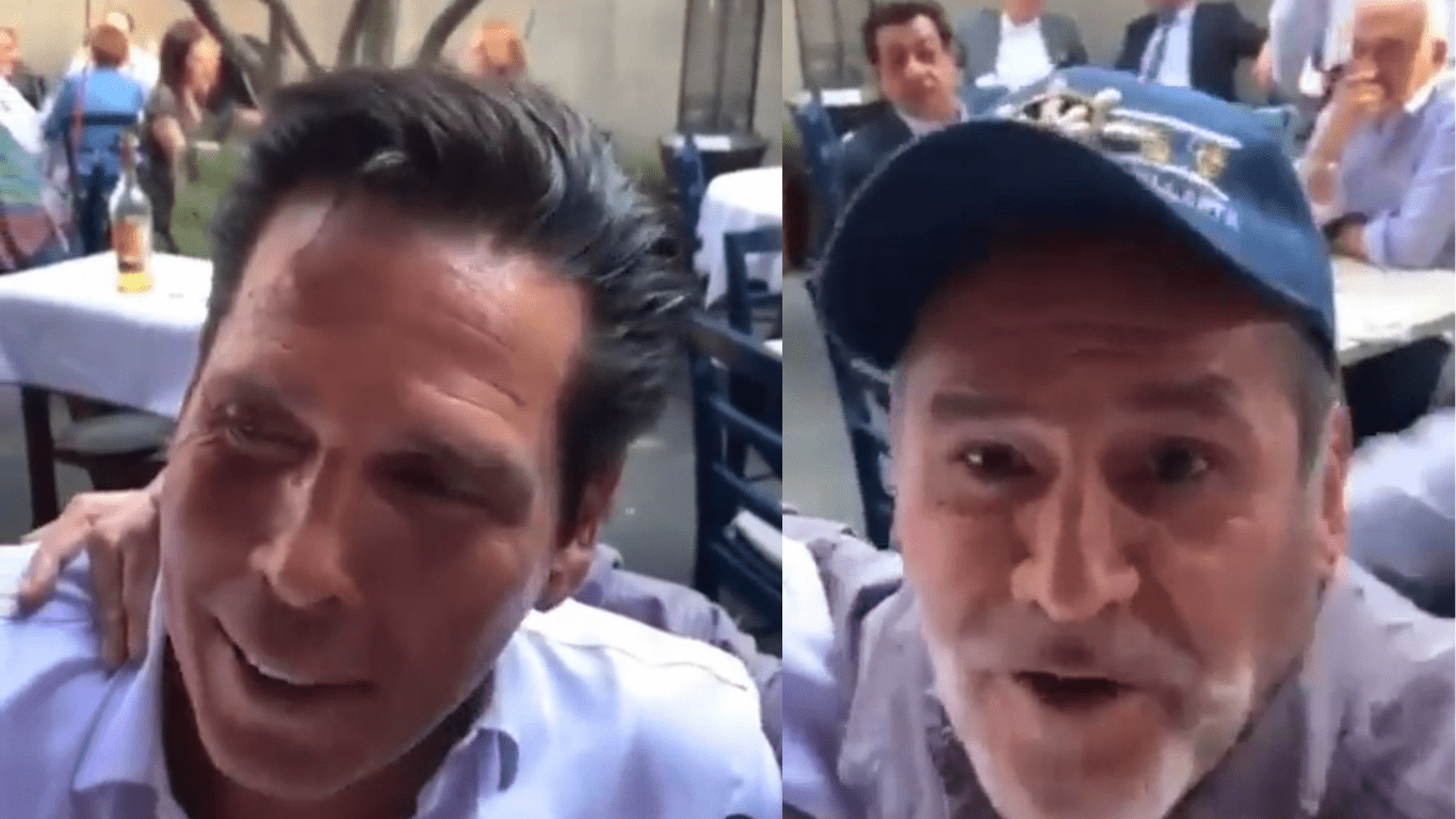[VIDEO] Captan a Roberto Palazuelos conviviendo con un ex líder del Cártel del Golfo