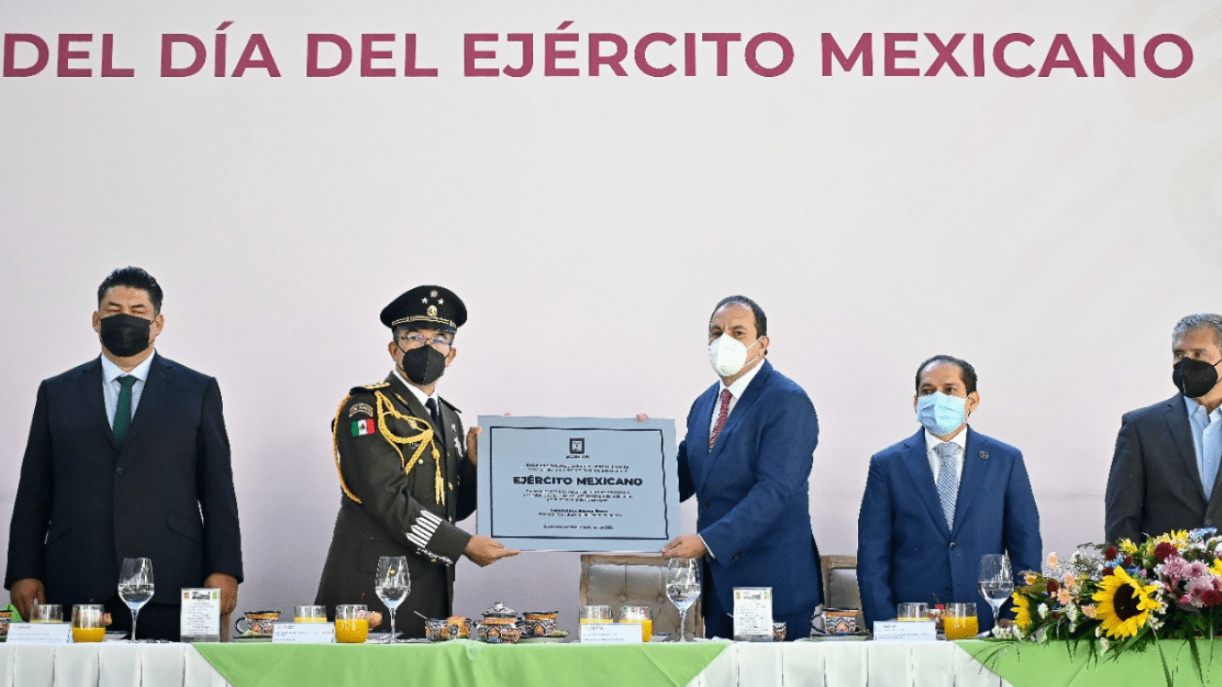 El Gobierno de Morelos reconoce al Ejército Mexicano en su aniversario CIX