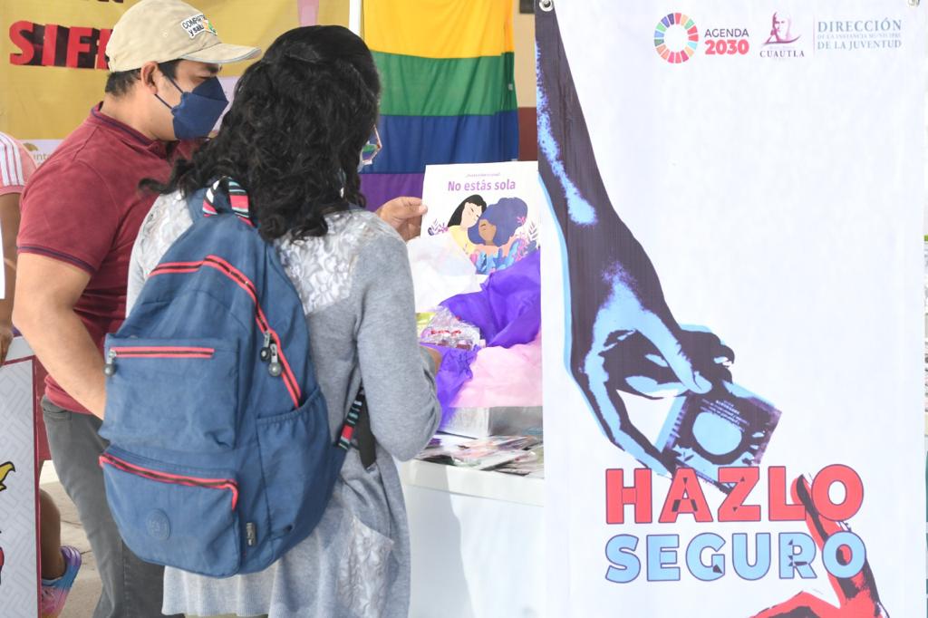 Fortalecen acciones para cuidado de la salud sexual y reproductiva en jóvenes cuautlenses