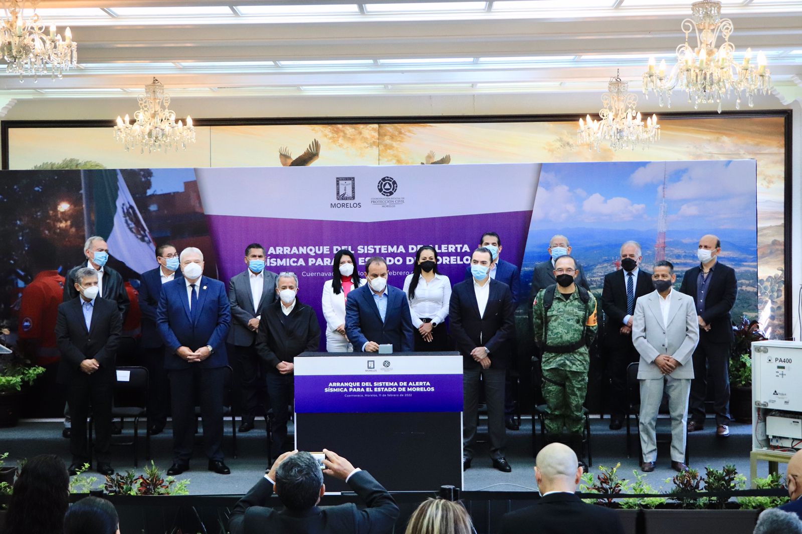 Se suma Cuautla al sistema de aleramiento sísmico para el estado de Morelos