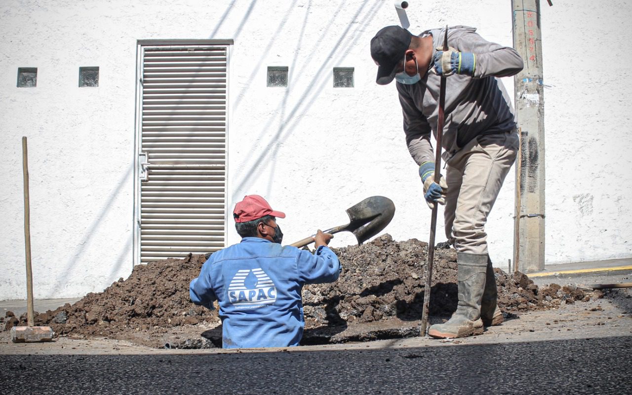Terminan reparación de drenaje en Lomas de Cortés Cuernavaca