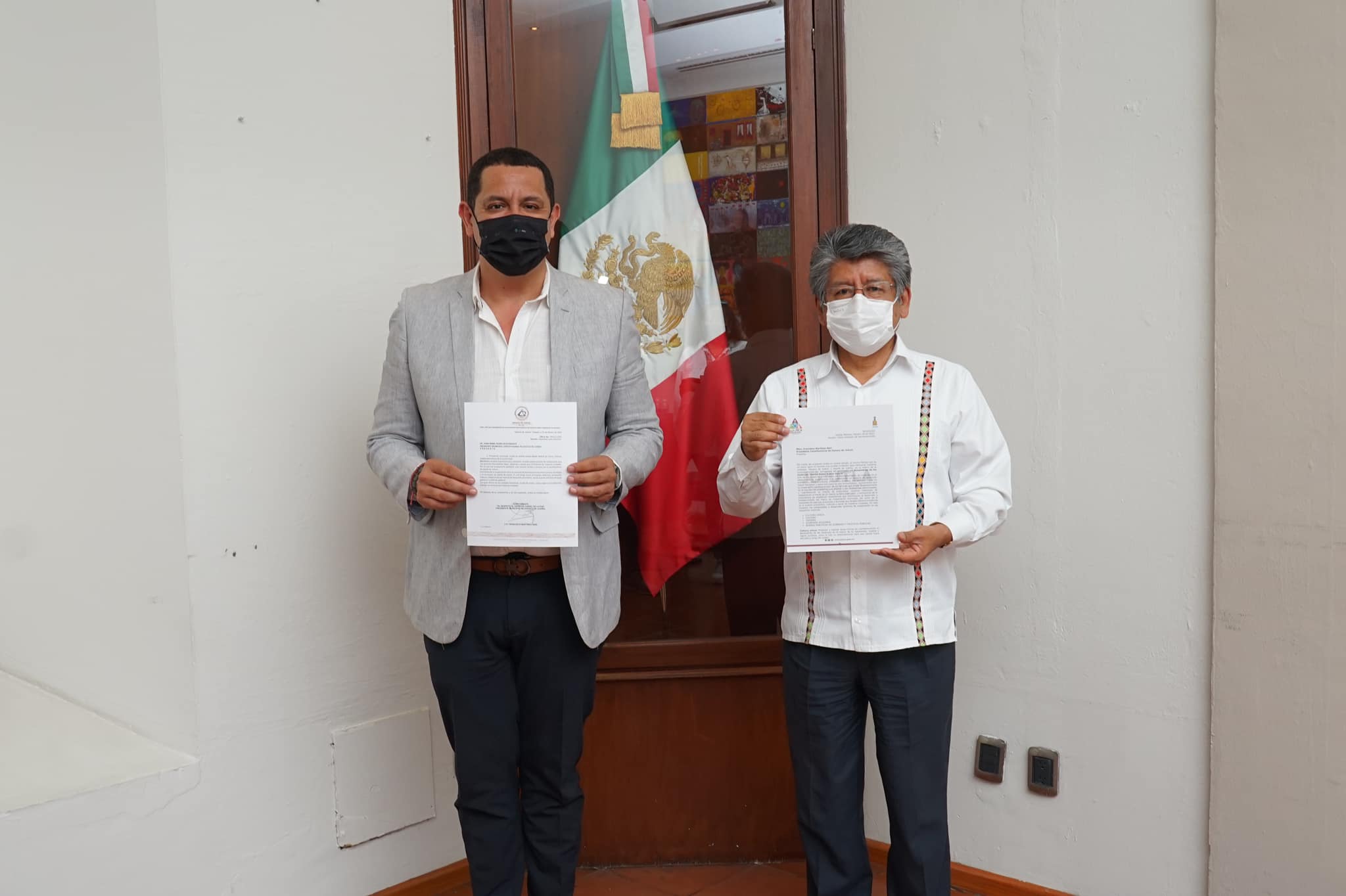 Manifiestan hermanamiento entre Jojutla y Oaxaca