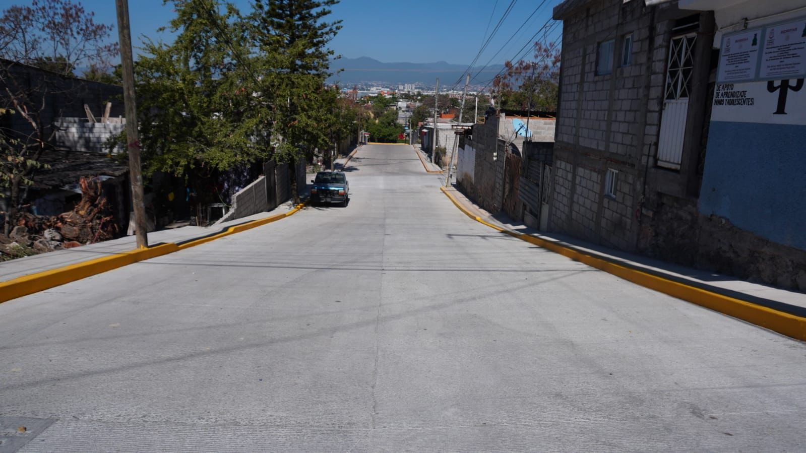 Pavimentan calles de San Francisco Texcalpan en Jiutepec
