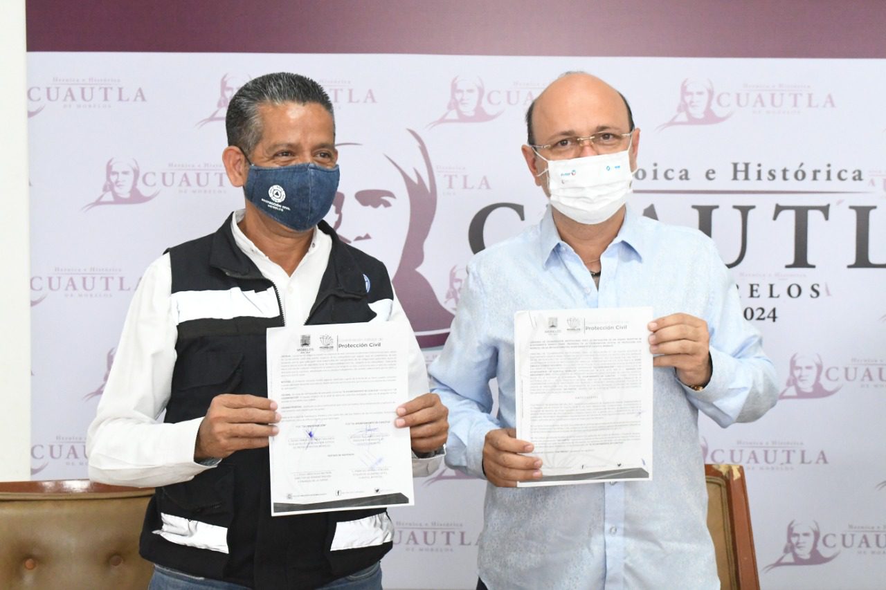Firma gobierno de Cuautla convenio con la CEPCM