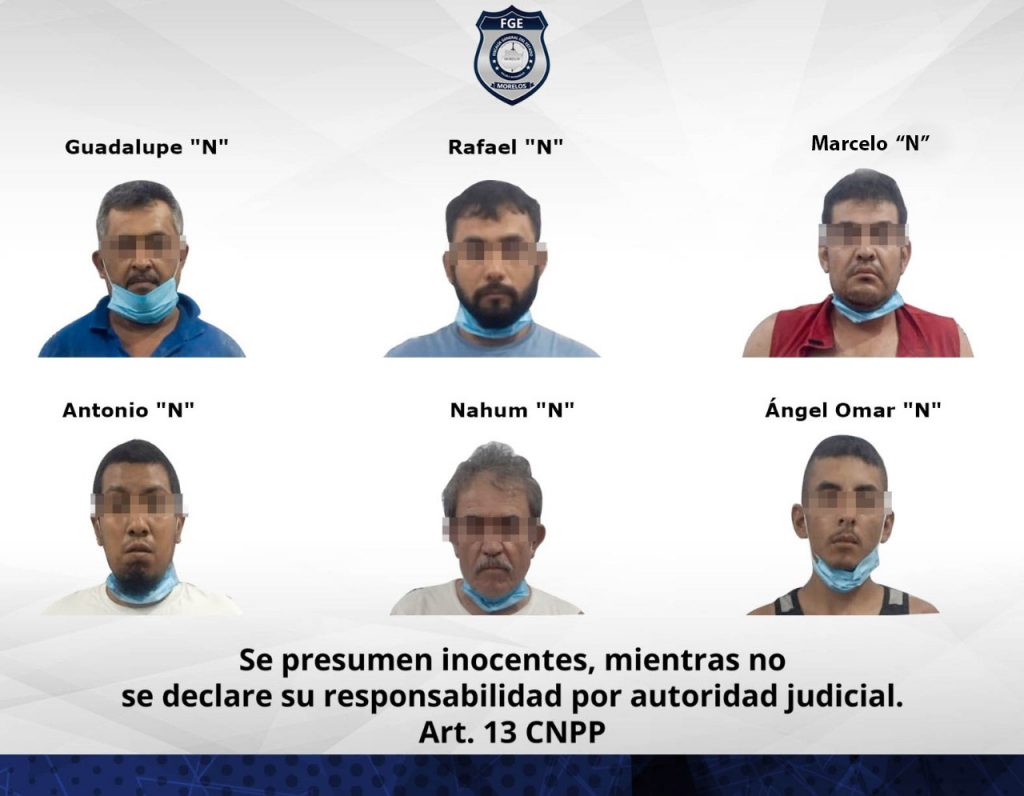 Vinculan a seis miembros de “La familia michoacana” en Morelos