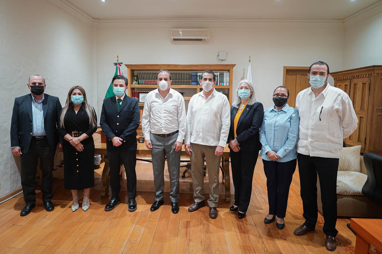 Se reúne gobernador de Morelos con autoridades del IMSS