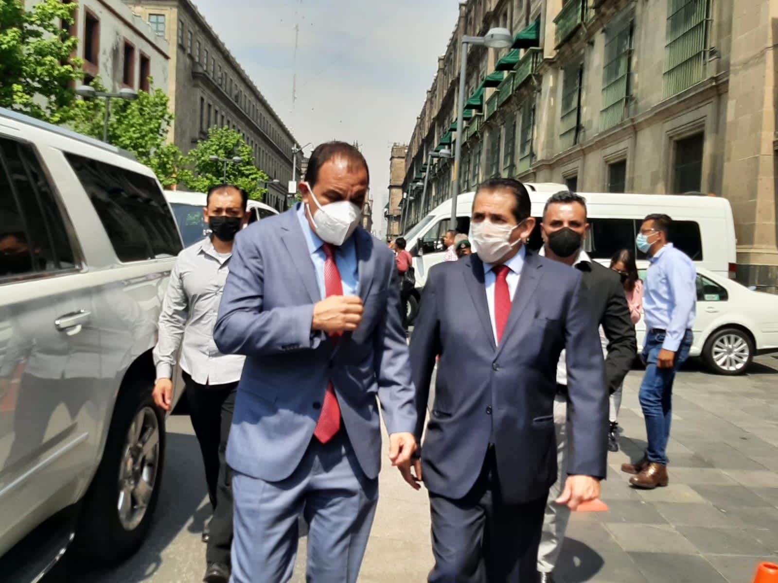 Asiste Cuauhtémoc Blanco a reunión de salud con AMLO