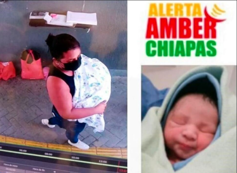 Localizan a recién nacido sustraído de hospital en Chiapas
