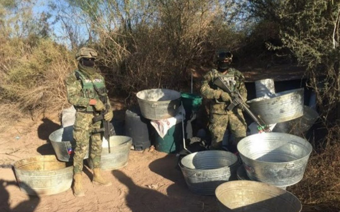 Desmantelan laboratorios clandestinos de droga sintética en Sinaloa y Michoacán