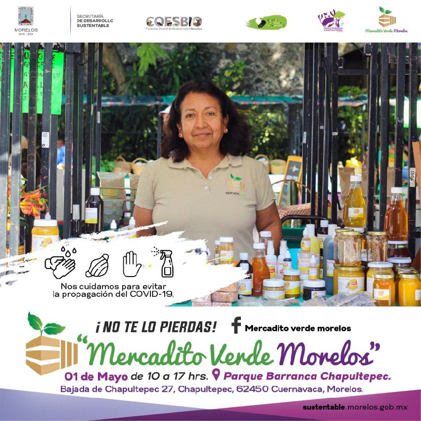 Habrá Mercado Verde el domingo 1 de mayo en el Parque Chapultepec
