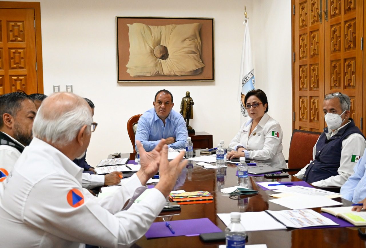 Se reúne Cuauhtémoc Blanco con la Coordinación Nacional de Protección Civil