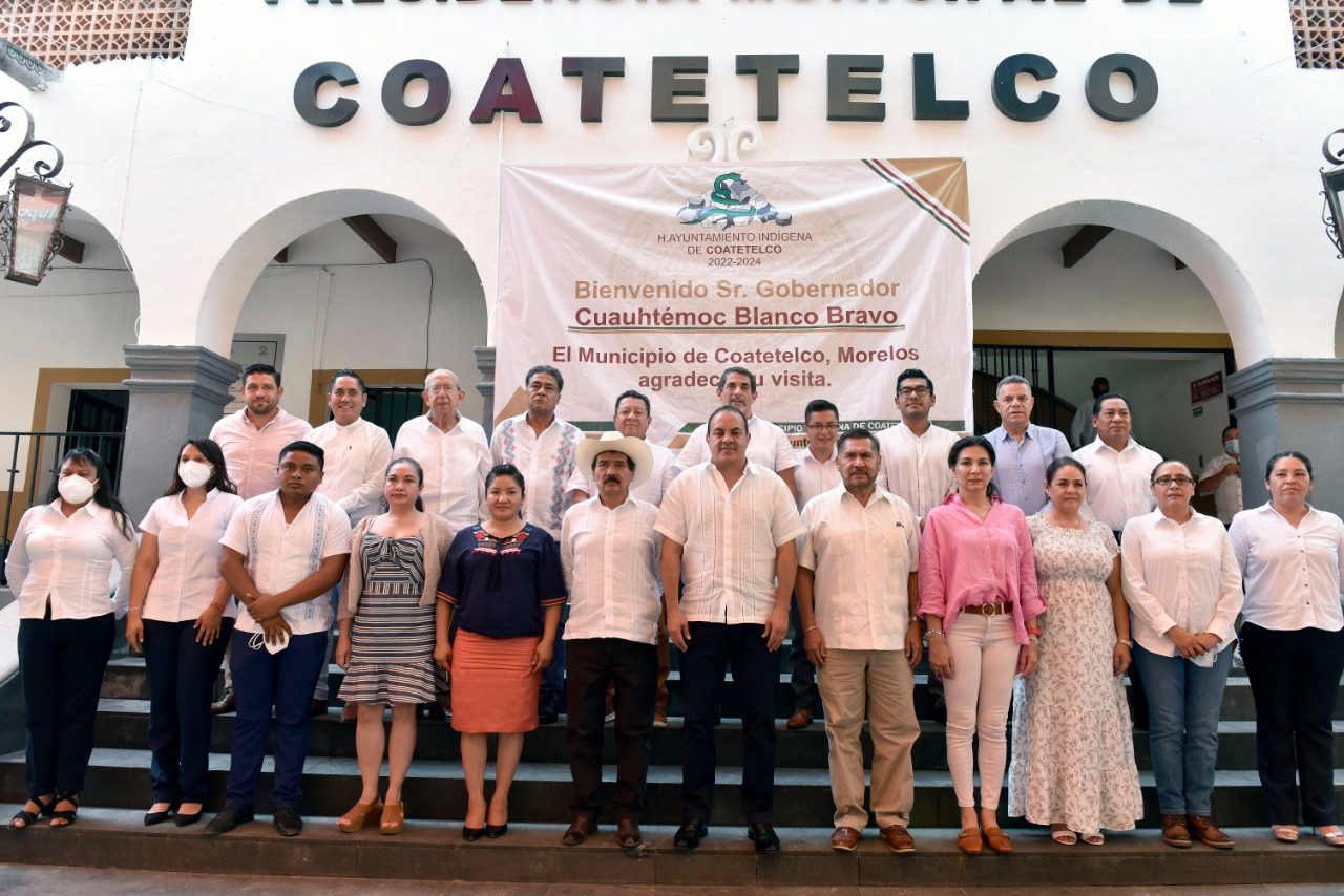 Visita Cuauhtémoc Blanco el municipio indígena de Coatetelco