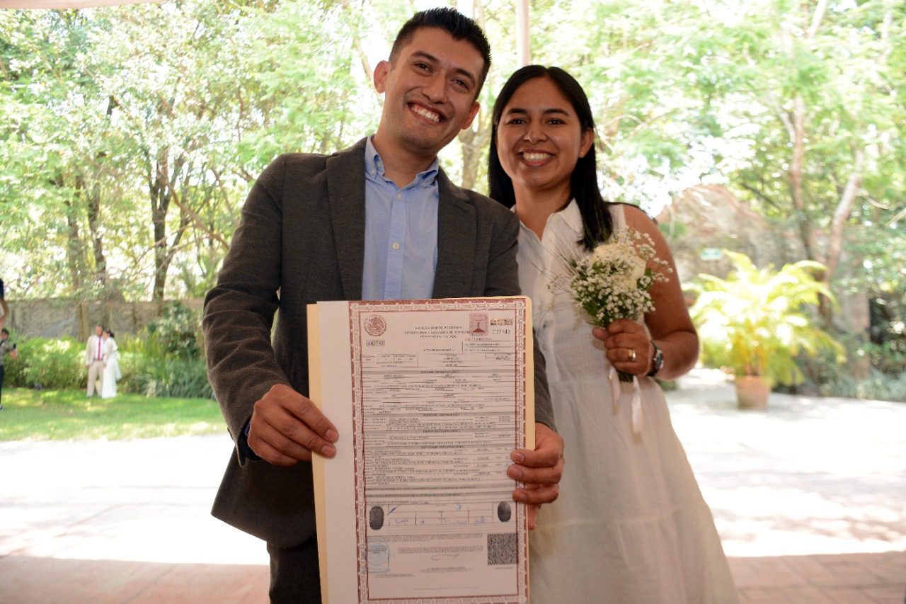 Más de 100 parejas se casaron GRATIS en Cuernavaca