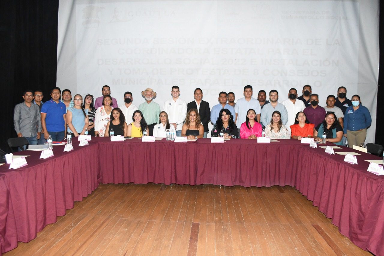 Cuautla es sede de la sesión extraordinaria de la Coordinadora Estatal de Desarrollo Social