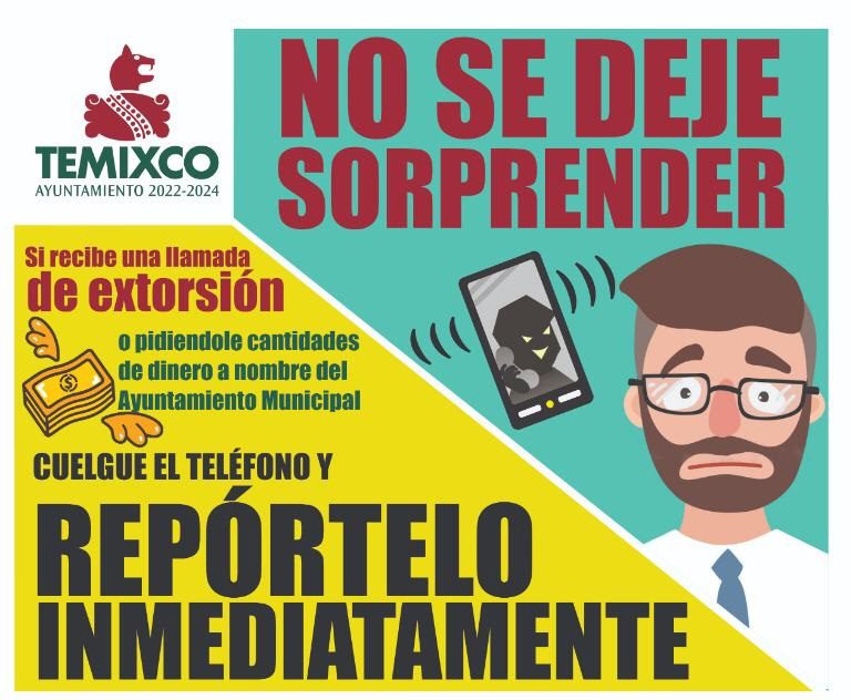 Detectan nueva modalidad de extorsión en Temixco
