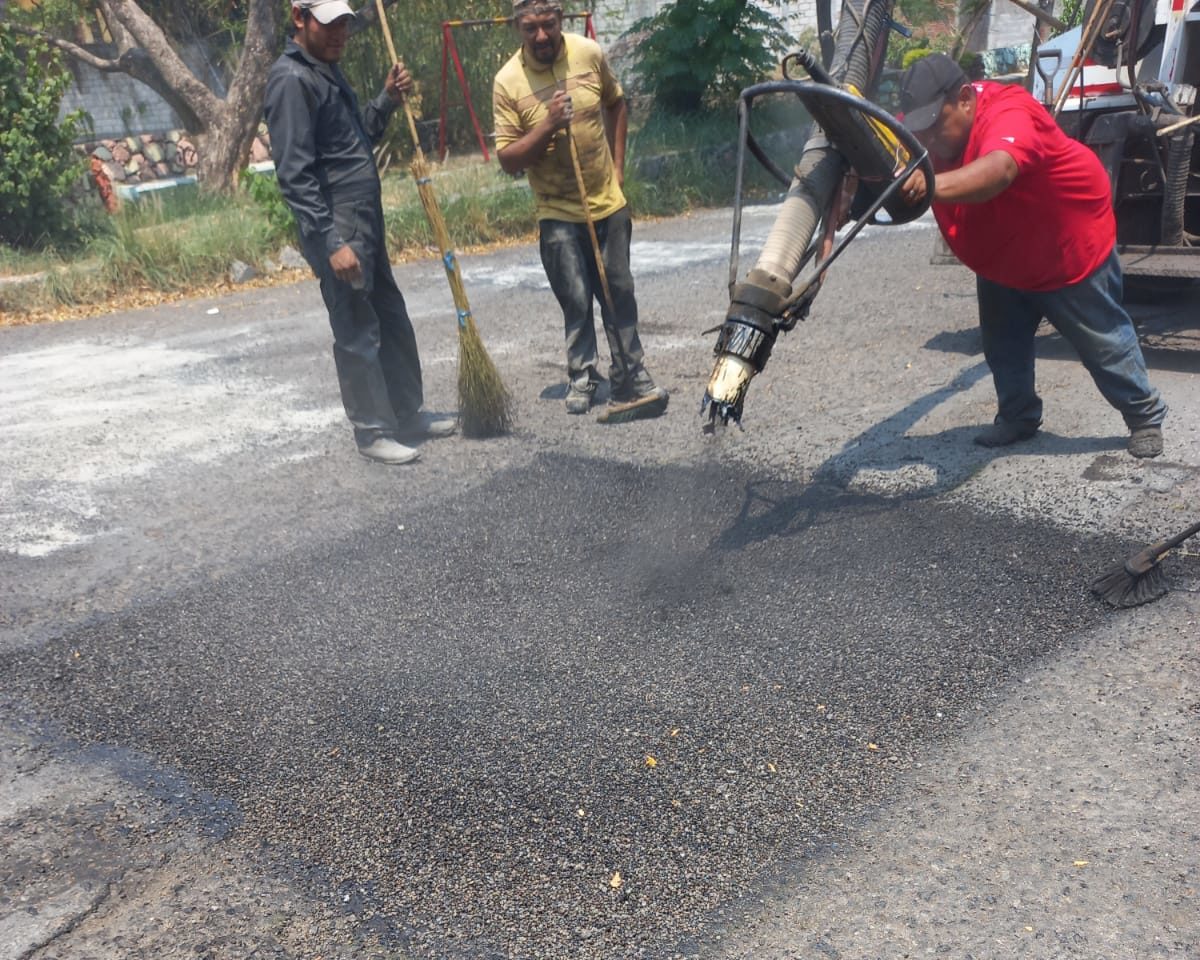 Inicia programa de bacheo en calles de Cuernavaca