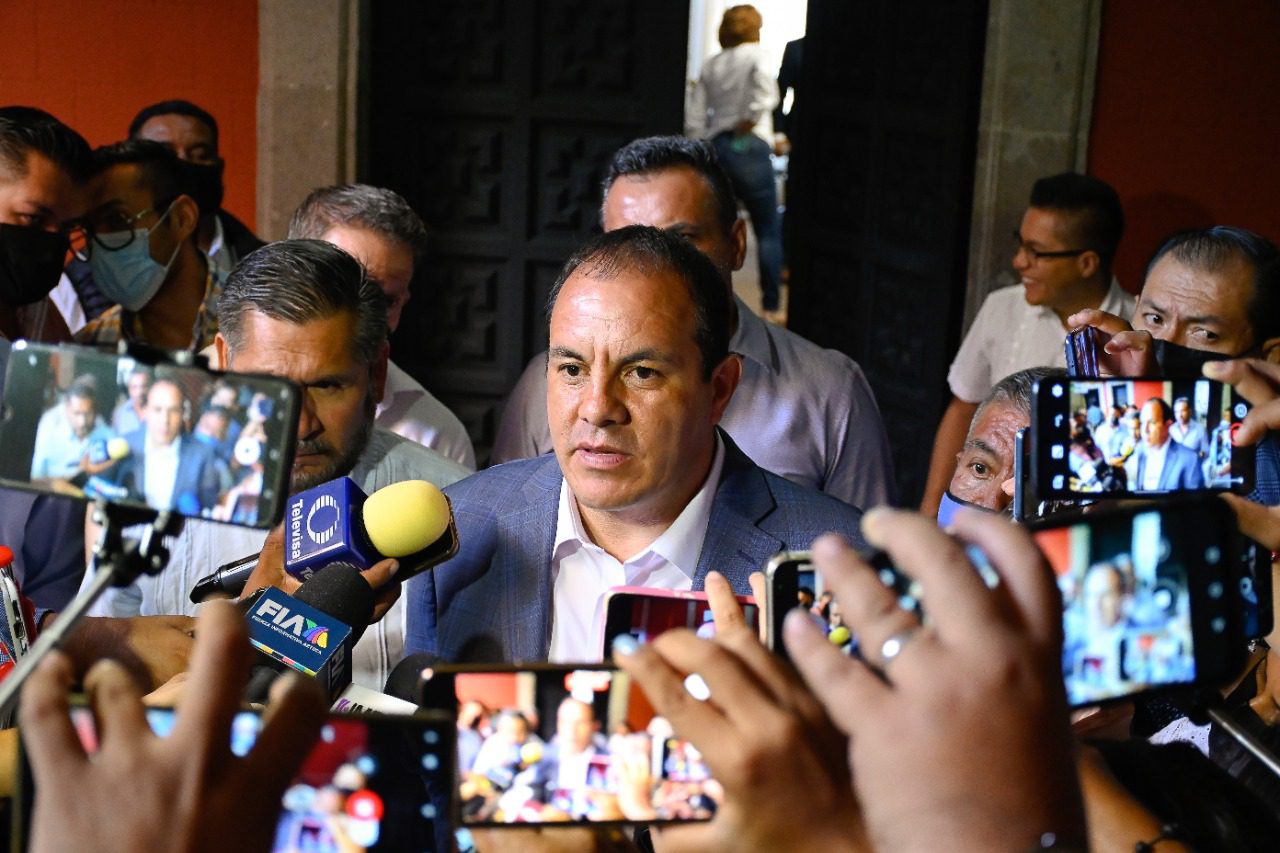 Califica Cuauhtémoc Blanco como ‘ocurrencia’ la propuesta para que Fiscalía asuma la seguridad de Morelos