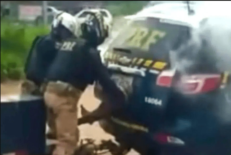 [VIDEO]  Policías ases1nan a hombre con esquizofrenia en Brasil