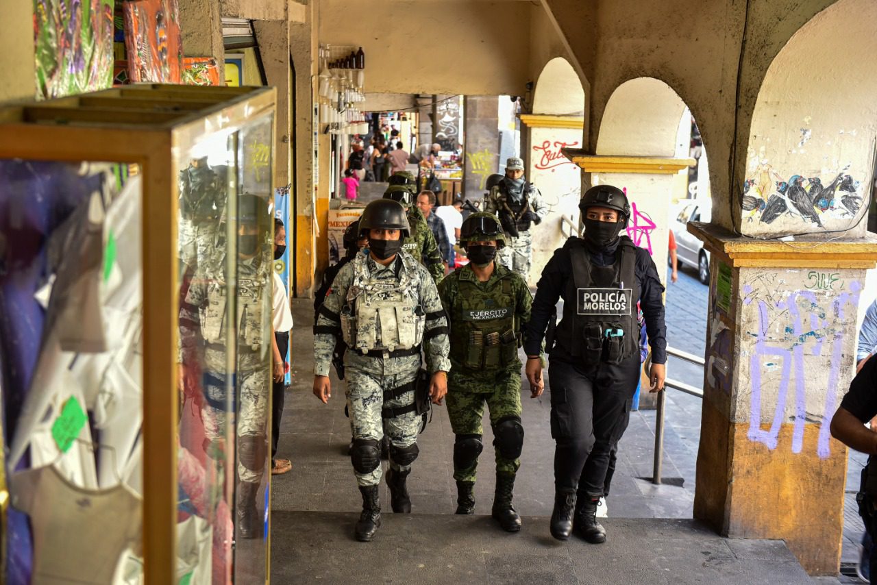 Mantienen Guardia Nacional y Marina recorridos de seguridad en Morelos