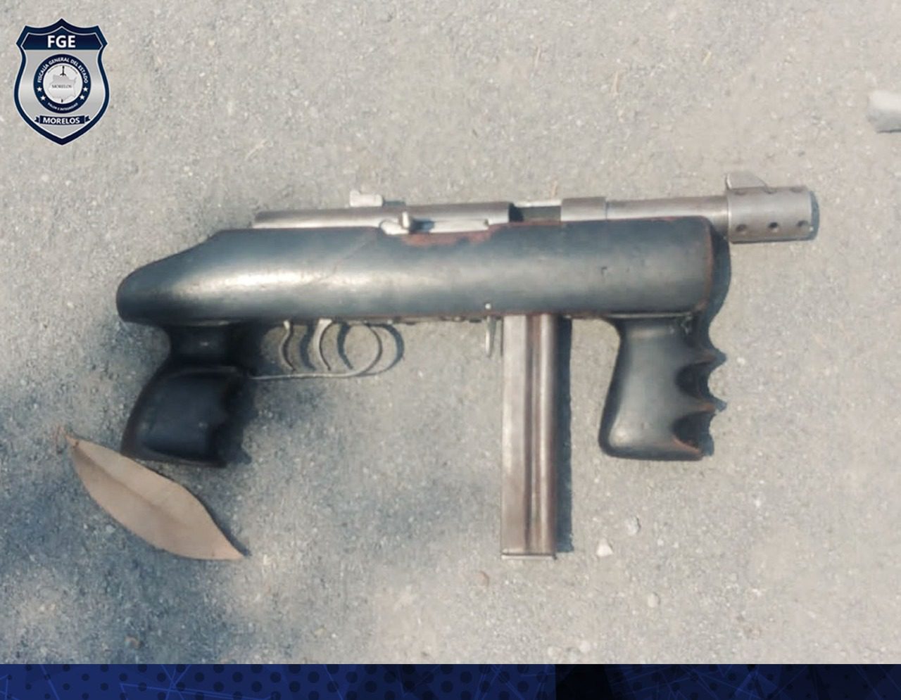 Abaten a delincuente y decomisan sub-ametralladora en Morelos
