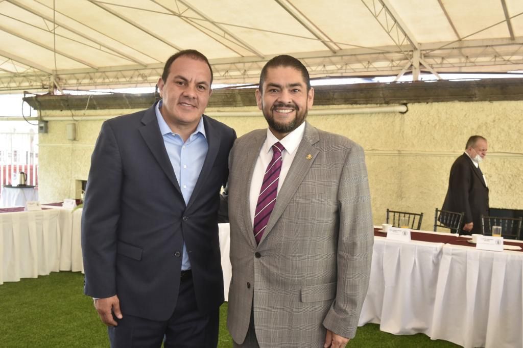 Se reúne Cuauhtémoc Blanco con el nuevo presidente del TSJ Morelos