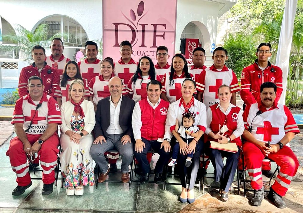 Signa convenio de colaboración Ayuntamiento de Cuautla con la Cruz Roja Morelos